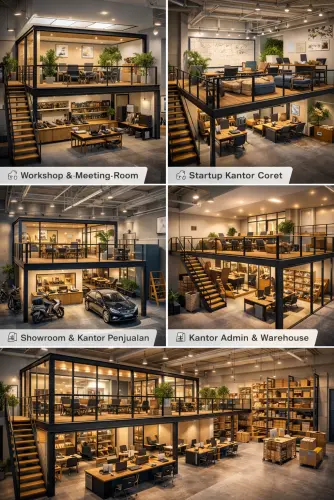 Mezzanine Ruang Kantor di Kelapa Dua