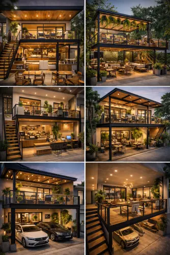 Mezannine Cafe Modern di Kelapa Dua
