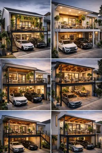 Mezannine Teras Rumah Keren di Kelapa Dua